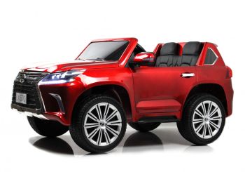 Детский электромобиль Lexus LX570 (Y555YY) красный глянец