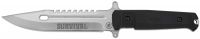 Нож выживания туристический цельнометаллический с нейлоновыми ножнами Ножемир Survival H-193