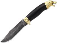 Нож ручной работы Ножемир Россия из дамасской стали СПРУТ (4303)д