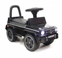 Каталка Mercedes JQ663 (G63) черный-кожа