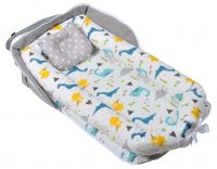 Farfello Детское спальное гнездо L1 (Динозавры, белый L1/1)