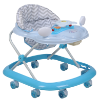 Ходунки детские Farfello арт.5020 (Blue, lines print /Синий, принт линии)