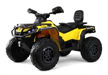 Детский электроквадроцикл BRP Can-Am Outlander (Y888YY) желтый