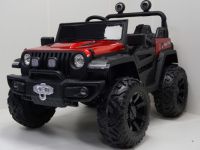 Детский электромобиль C555CC 4WD вишневый глянец
