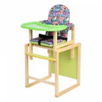 Стол-стул для кормления "Джунгли" лайм пластик
