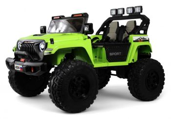 Детский электромобиль Jeep A222AA зеленый