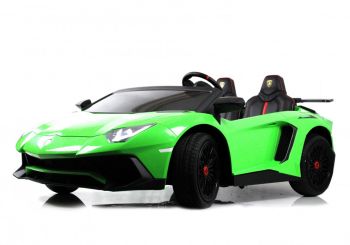 Детский электромобиль Lamborghini Aventador SV (M777MM) зеленый