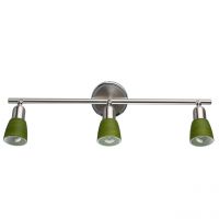 Спот Мона хром/зеленый 3*40W Е14 220 V (504021403)