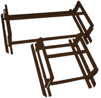 Маятник поперечного качания универсальный для кроватки Farfello венге, FМКТ/В