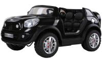 Электромобиль JJ298 MINI Beachcomber (12V, металлик, экокожа) черный