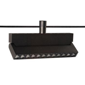 Трек-светильник Флекси 12W LED 3000К 48 V черный 22*13*2,3см (852011001)