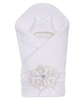 Комплект на выписку "Сюрприз" 3пр. (200г), арт.1165 (осень,весна (t от+15 до- 5 С)). молочный, арт.1165М