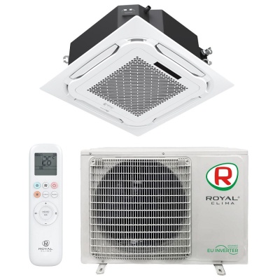 Полупромышленная сплит-система кассетного типа ROYAL CLIMA COMPETENZA DC INVERTER (CO-4C 12HNDI/CO-E 12HNDI/pan 8D1)
