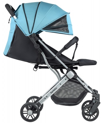 Коляска детская прогулочная Farfello Comfy Go (Smoke mint+black)