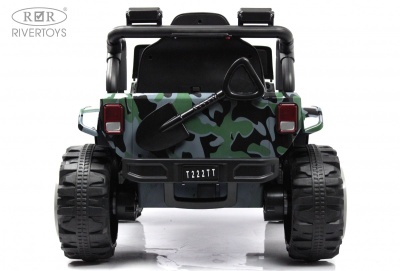 Детский электромобиль T222TT 4WD камуфляж