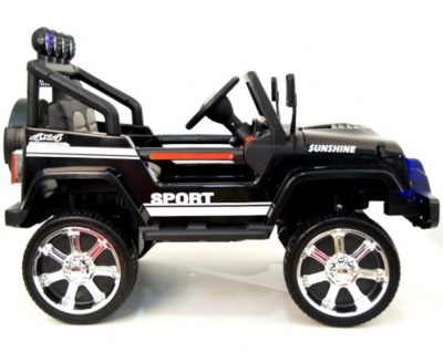 Детский электромобиль Jeep T008TT черный