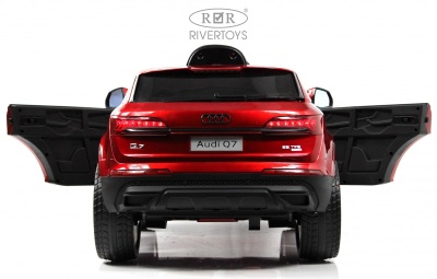 Детский электромобиль AUDI Q7 (HL678) красный глянец