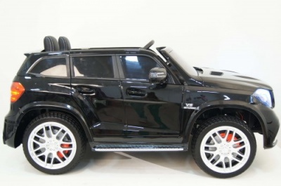 Детский электромобиль GLS63 AMG черный глянец