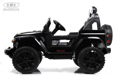 Детский электромобиль X004XX черный глянец
