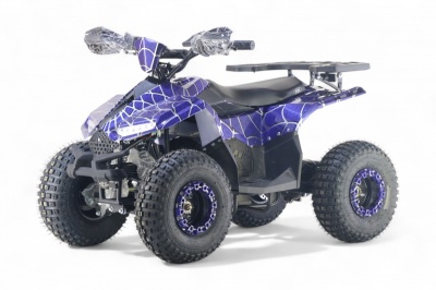 Детский электроквадроцикл LEON 48V синий спайдер