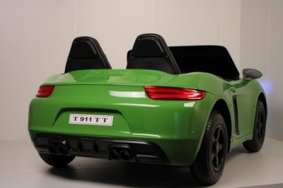 Детский электромобиль T911TT зеленый глянец