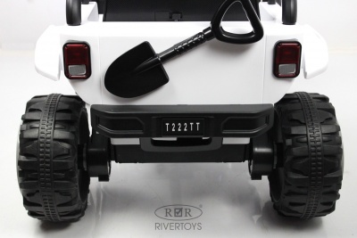 Детский электромобиль T222TT 4WD белый