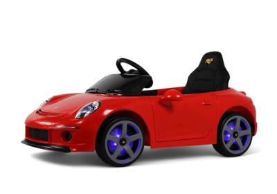 Детский электромобиль Porsche 911 RUF (A444AA) красный