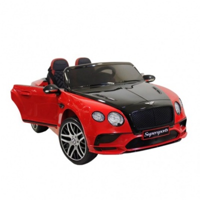 Электромобиль Bentley Supersport (JE1155) крас-чер
