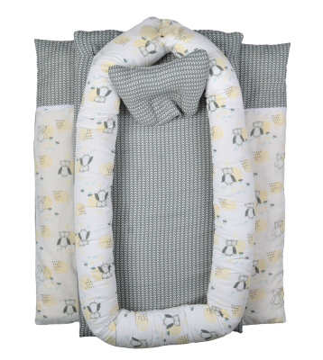 Farfello Детское спальное гнездо L4 (Совы, темно-серый L4/3)