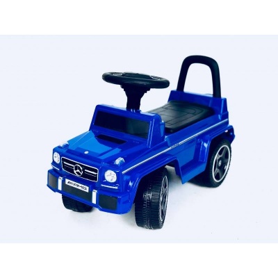Каталка Mercedes JQ663 (G63) синий-кожа