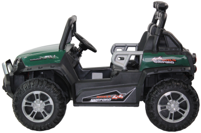 Джип детский электромобиль 4 WD DLS02 (12V, колесо пластик) (Зелёный)