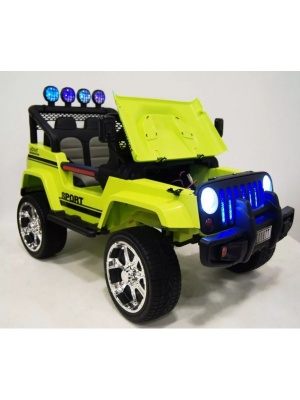 Детский электромобиль Jeep T008TT зеленый