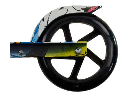 Самокат детский S145 синий (граффити)