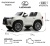 Детский электромобиль Lexus LX570 (Y555YY) белый Детский электромобиль Lexus LX570 (Y555YY) белый