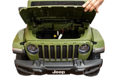 Электромобиль Джип Jeep Rubicon 6768R (хаки)