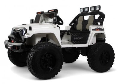 Детский электромобиль Jeep A222AA белый