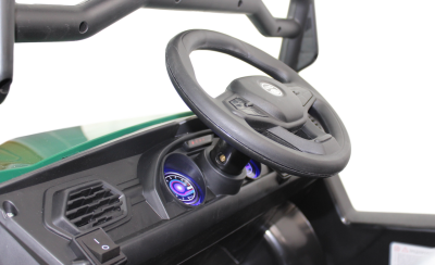 Джип детский электромобиль 4 WD DLS02 (12V, колесо пластик) (Зелёный)