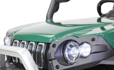 Джип детский электромобиль 4 WD DLS02 (12V, колесо пластик) (Зелёный)