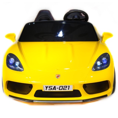 Электромобиль Porsche Cayman 24V (жёлтый краска)
