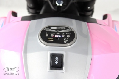 Детский электромотоцикл C111MC розовый