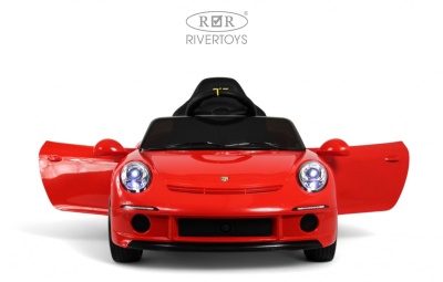 Детский электромобиль Porsche 911 RUF (A444AA) красный