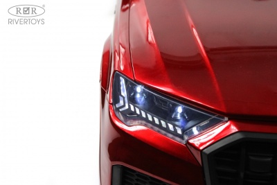 Детский электромобиль AUDI Q7 (HL678) красный глянец