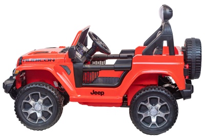 Электромобиль Джип Jeep Rubicon 4x4 (красный)