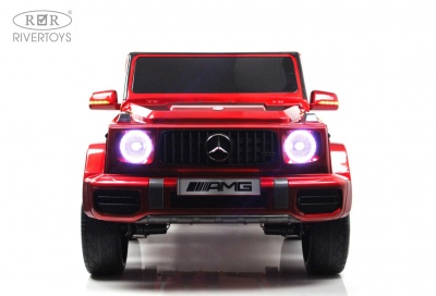 Детский электромобиль Mercedes-AMG G63 (G111GG) красный глянец