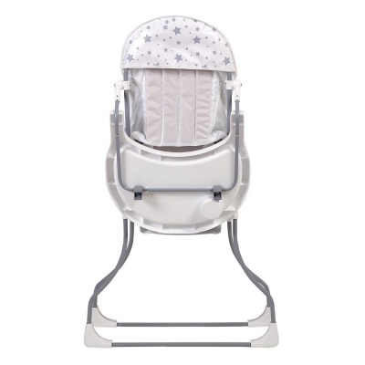 Стульчик для кормления Polini kids 152 (Звезды, белый-серый, 0002218-14)