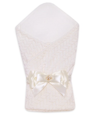 Плед на выписку "Безе" (молочный) Арт.1039М (лето (t от +15 до +30 С))