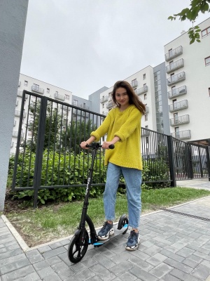 Самокат 2-х колёсный G234M (Черный)