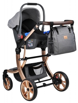 Автокресло детское к коляске Aimile KS-2150/a (Серый)
