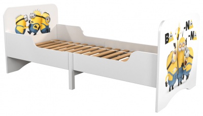 Кровать детская раздвижная Polini kids Fun 3200 Миньоны, желтый