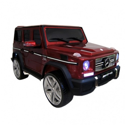 Детский электромобиль G65 (4*4) вишневый глянцевый